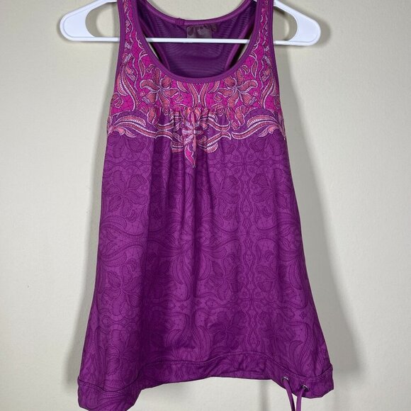 Athleta Women's Printed Tinker Racerback Tie Tank Top 413912 M Paisley Print! - Picture 1 of 5